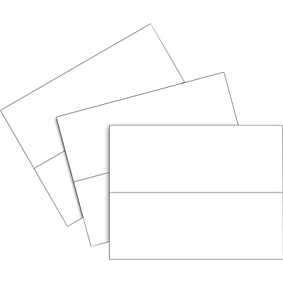 C-Line Scored Name Tent Cardstock for Laser/Inkjet Printers (CLI87517)
