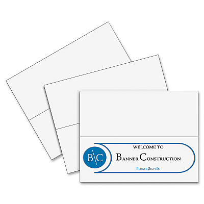 C-Line Scored Name Tent Cardstock for Laser/Inkjet Printers (CLI87517)