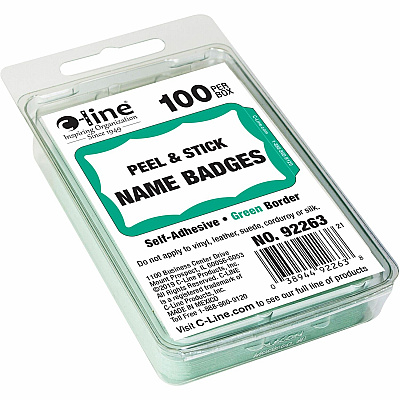 C-Line Self-Adhesive Name Tags (CLI92263)