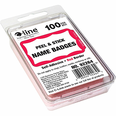 C-Line Self-Adhesive Name Tags (CLI92264)
