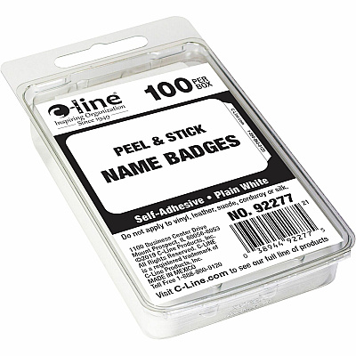 C-Line Self-Adhesive Name Tags (CLI92277)