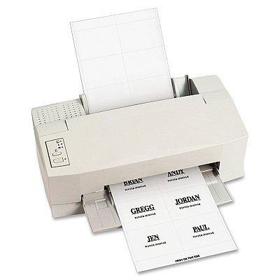 C-Line Replacement Name Badge Insert Sheets for Laser/Inkjet Printers (CLI92443)