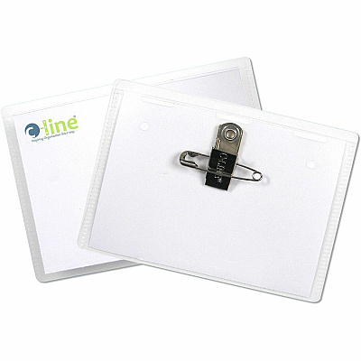 C-Line Clip/Pin Combo Style Name Badges (CLI95743)
