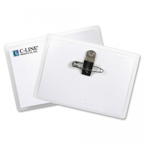 C-Line Clip/Pin Combo Style Name Badges (95743)