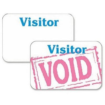 C-Line Time's Up! Self-Expiring Visitor Security Badge (CLI97005)