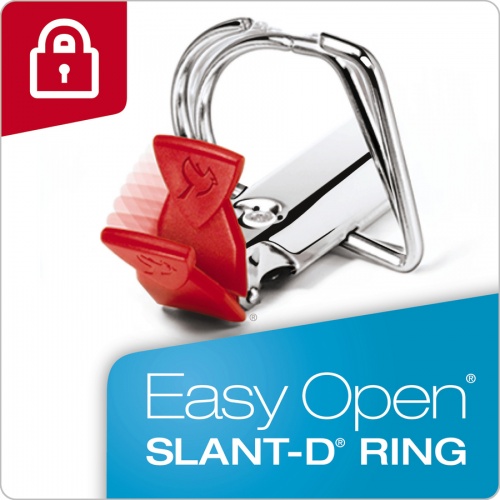 Cardinal EasyOpen Clearvue Slant D-Ring Binders (10320)