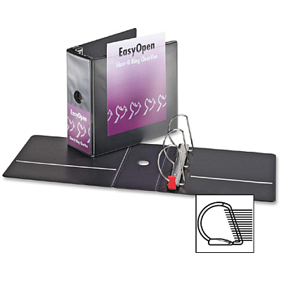 Cardinal EasyOpen Clearvue Slant D-Ring Binders (CRD10351)