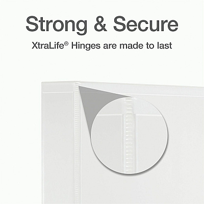 Cardinal Xtralife ClearVue Locking Slant-D Binders (CRD26310)
