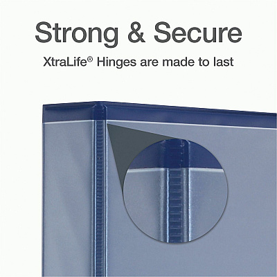 Cardinal Xtralife ClearVue Locking Slant-D Binders (CRD26312)