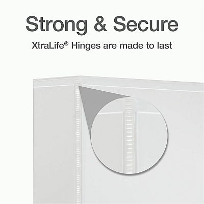 Cardinal Xtralife ClearVue Locking Slant-D Binders (CRD26320)