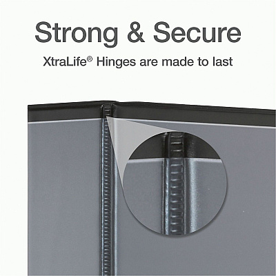 Cardinal Xtralife ClearVue Locking Slant-D Binders (CRD26321)