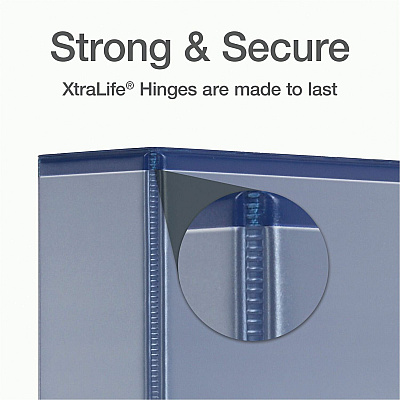 Cardinal Xtralife ClearVue Locking Slant-D Binders (CRD26322)