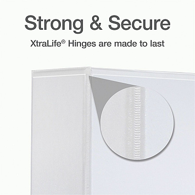 Cardinal Xtralife ClearVue Locking Slant-D Binders (CRD26330)