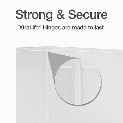 Cardinal Xtralife ClearVue Locking Slant-D Binders (CRD26340)