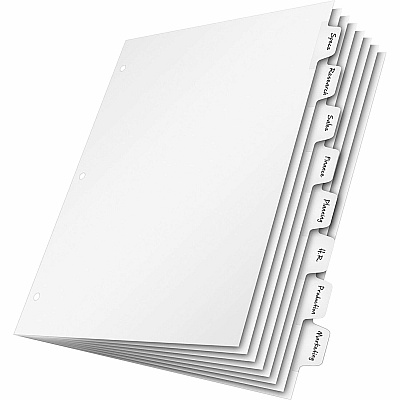 Cardinal Write 'N Erase Mylar Tab Dividers (CRD60806)