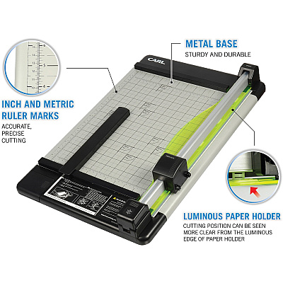 CARL Heavy-Duty 15" Paper Trimmer (CUI12220)
