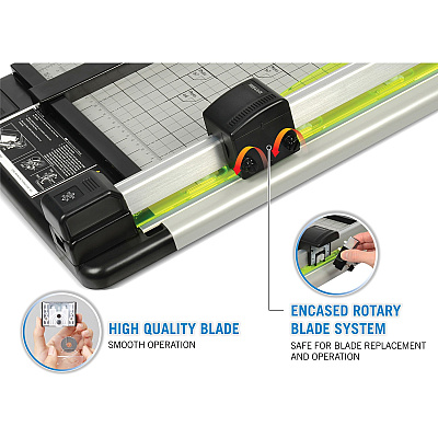 CARL Heavy-Duty Metal Base 18" Paper Trimmer (CUI12238)