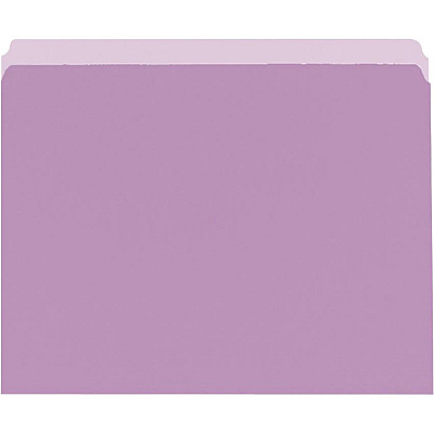 Pendaflex Letter Recycled Top Tab File Folder (PFX152LAV)