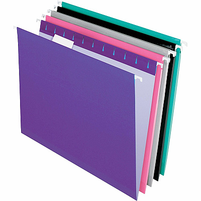 Pendaflex 1/5 Tab Cut Letter Recycled Hanging Folder (PFX415215ASST2)
