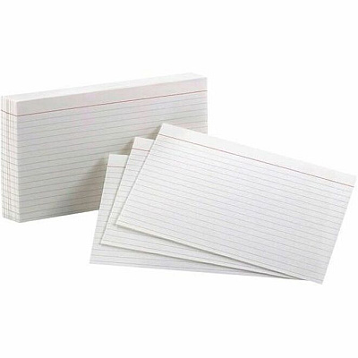 Oxford Ruled Index Cards (OXF51)