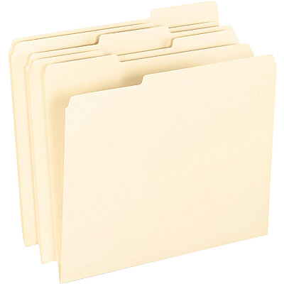 Pendaflex 1/3 Tab Cut Letter Recycled Top Tab File Folder (PFX62702)