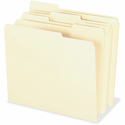 Pendaflex 1/3 Tab Cut Letter Recycled Top Tab File Folder (PFX62702)
