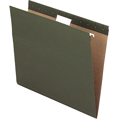 Pendaflex Essentials 1/5 Tab Cut Letter Recycled Hanging Folder (PFX81602)