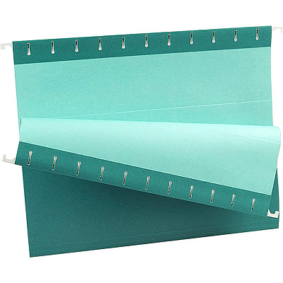 Pendaflex Essentials 1/5 Tab Cut Letter Recycled Hanging Folder (PFX81614)