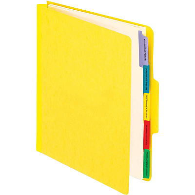 Pendaflex 1/3 Tab Cut Letter Recycled Organizer Folder (PFXSER1YEL)