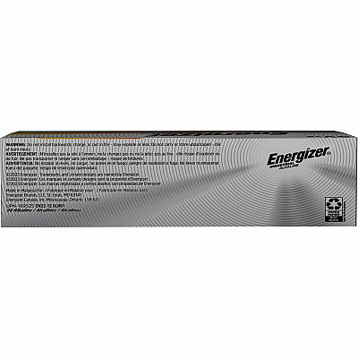 Energizer Industrial 9V Batteries, 9 Volt Energizer Industrial Alkaline Batteries, 1 Pack (EVEEN22)
