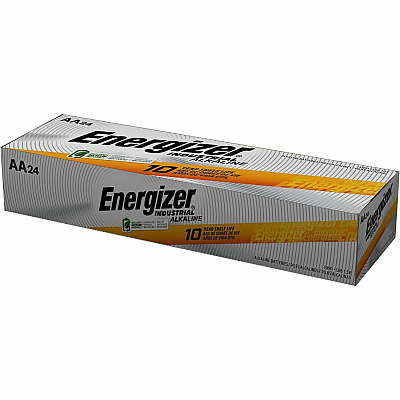 Energizer Industrial Alkaline AA Batteries, 24 pack (EVEEN91)