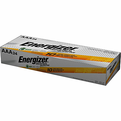Energizer Industrial Alkaline AAA Batteries, 24 pack (EVEEN92)