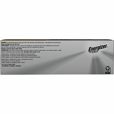 Energizer Industrial D Batteries, D Cell Energizer Industrial Alkaline Batteries (EVEEN95)