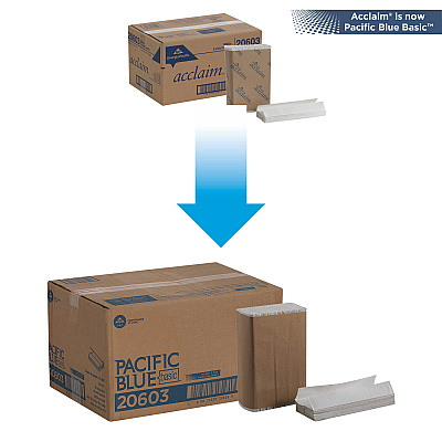 Pacific Blue Basic C-Fold Paper Towels (GPC20603)