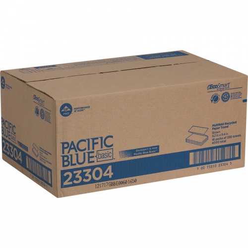 Pacific Blue Basic Recycled Multifold Paper Towel (23304)