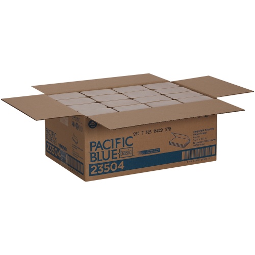 Pacific Blue Basic S-Fold Recycled Paper Towels (23504)