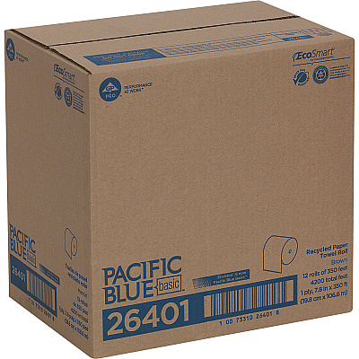 Pacific Blue Basic Recycled Paper Towel Roll (GPC26401)