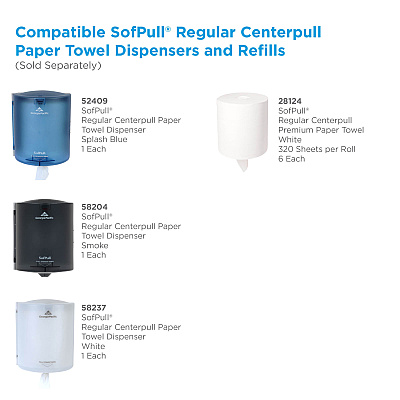 SofPull Centerpull Regular Capacity Paper Towels (GPC28124)