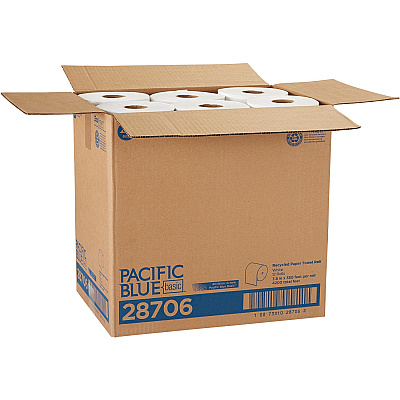 Pacific Blue Basic Paper Roll Towel (GPC28706)