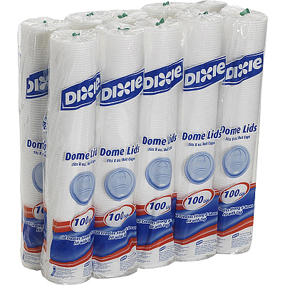 Dixie Small Hot Cup Lids by GP Pro (DXE9538DX)
