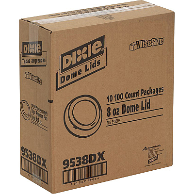 Dixie Small Hot Cup Lids by GP Pro (DXE9538DX)