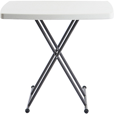 Iceberg IndestrucTable TOO 1200 Series Adjustable Personal Folding Table (ICE65490)