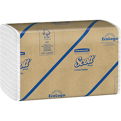 Scott Essential C Fold Paper Towels with Fast-Drying Absorbency Pockets (KCC01510)