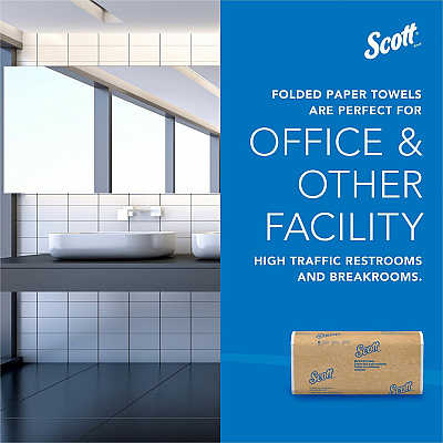 Scott Multifold Paper Towels with Absorbency Pockets (KCC01804)