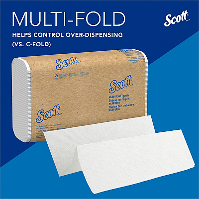 Scott Multifold Paper Towels with Absorbency Pockets (KCC01840)