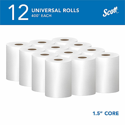 Scott Essential Universal Hard Roll Towels with Absorbency Pockets (KCC02068)