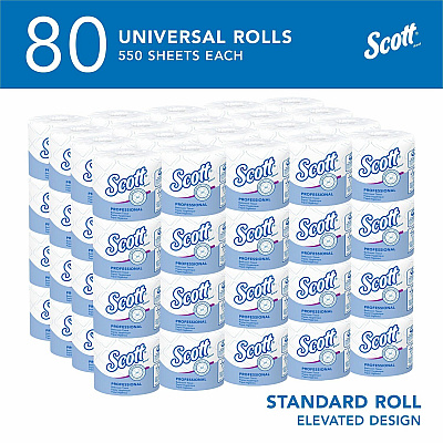 Scott Professional Standard Roll Toilet Paper with Elevated Design (KCC04460)