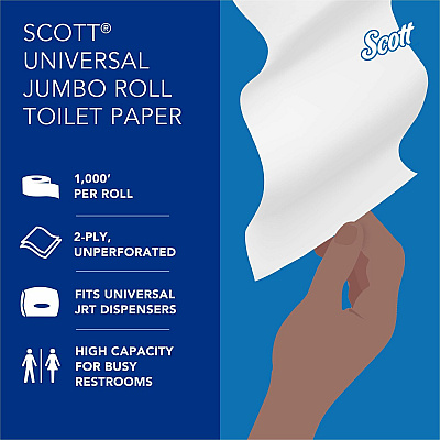 Scott High-Capacity Jumbo Roll Toilet Paper (KCC07805)
