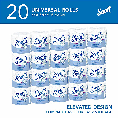 Scott Professional Standard Roll Toilet Paper with Elevated Design (KCC13607)