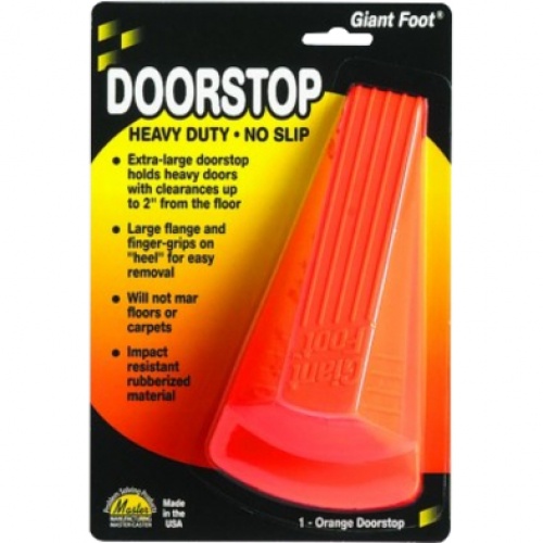 Giant Foot Doorstop, Orange (00965)